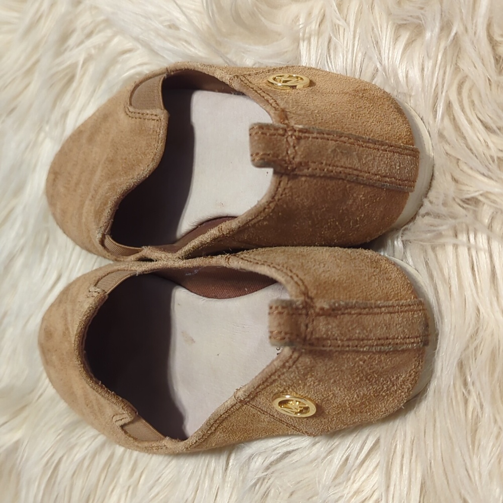 Michael Kors MK Merritt Slip on Luggage Shoes Flats Loafers Size 7.5 M - Picture 5 of 9